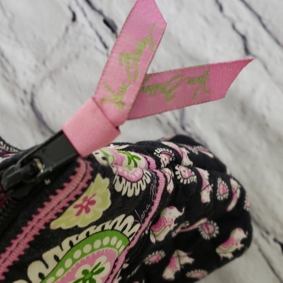Vera Bradley Pink Elephants 2007 Med Shoulder Bag VGUC Clean - Picture 15 of 16